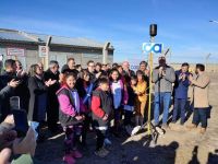 Carreras inauguró el Gasoducto de la Región Sur