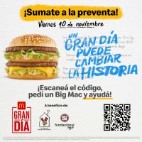 Llega el Gran Día: McDonald’s te invita a participar de la preventa y ayudar a quienes más lo necesitan