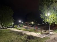 Quedó inaugurada la nueva iluminación de la plaza Belgrano