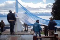 Homenaje de Bariloche a los héroes del Crucero ARA General Belgrano