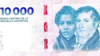 El Banco Central comenzó a circular los billetes de $10.000