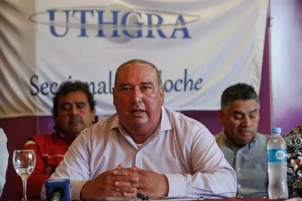 Nelson Rasini, secretario general de Uthgra Bariloche