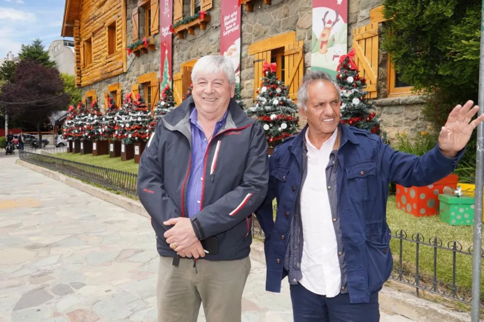 Scioli está en Bariloche y hubo encuentro con el Intendente 