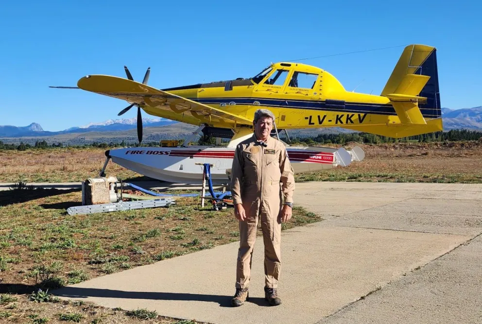 Piloto de incendios forestales: “ver a la comunidad unida luchando contra el fuego, es muy emocionante y da mucha energía”
