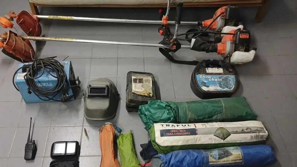 La Policía recuperó elementos robados tras un allanamiento en Virgen Misionera