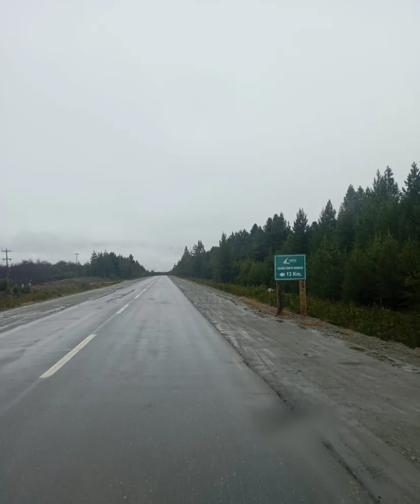 Ruta 40 camino a El Bolsón. Foto gentileza: Vialidad Nacional.