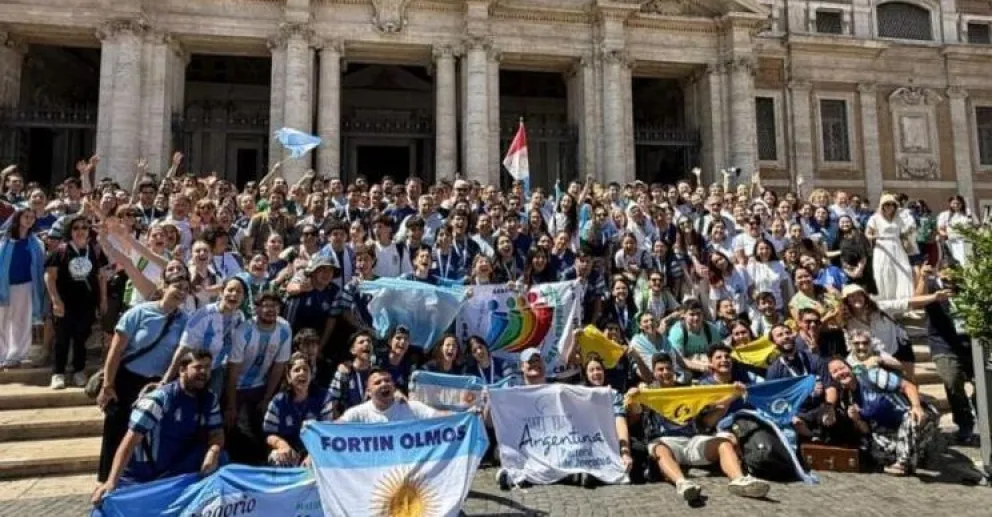 Jóvenes argentinos en el encuentro del Jubileo de los Jóvenes (aica)