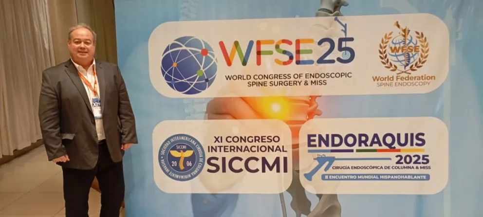 El neurocirujano Gustavo Barreiro logró traer tres congresos de primer nivel a Bariloche