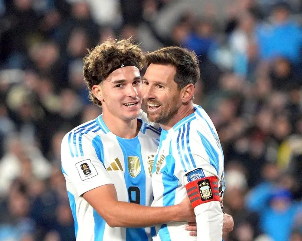 Lio y Julián, presente y futruro mundial de la celeste y blanca.