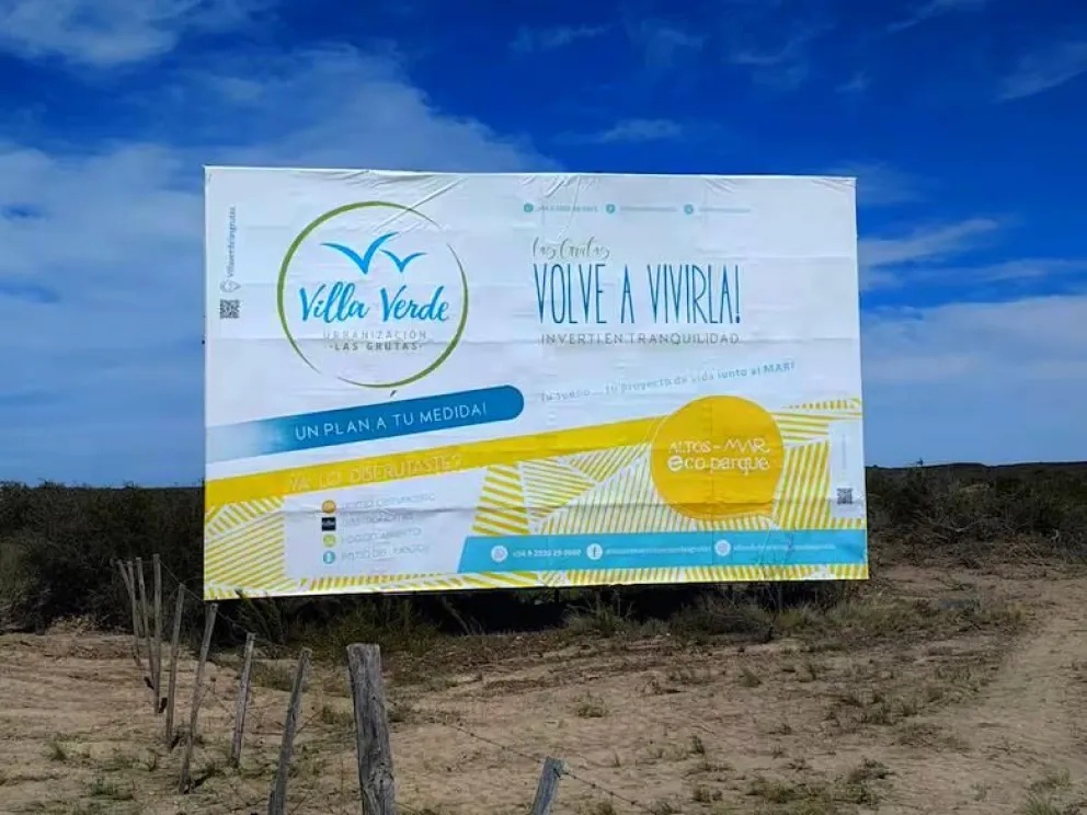 Las Grutas: negocios inmobiliarios "Villa Verde"
