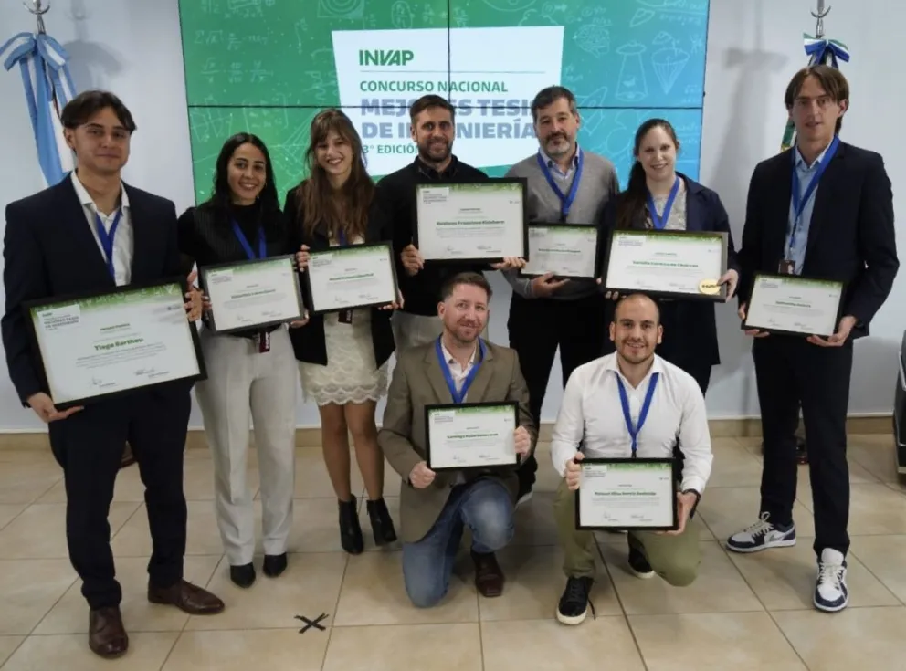 Proyectos de ingeniería: Invap distinguió a estudiantes de todo el país