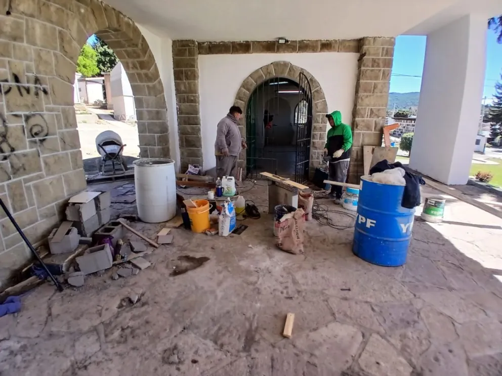 La Municipalidad avanza con mejoras en el Cementerio
