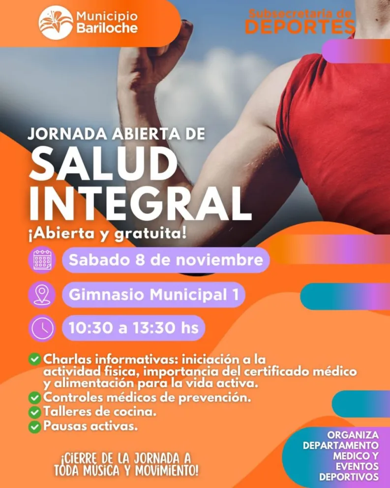 La Municipalidad convoca a una novedosa jornada de salud integral