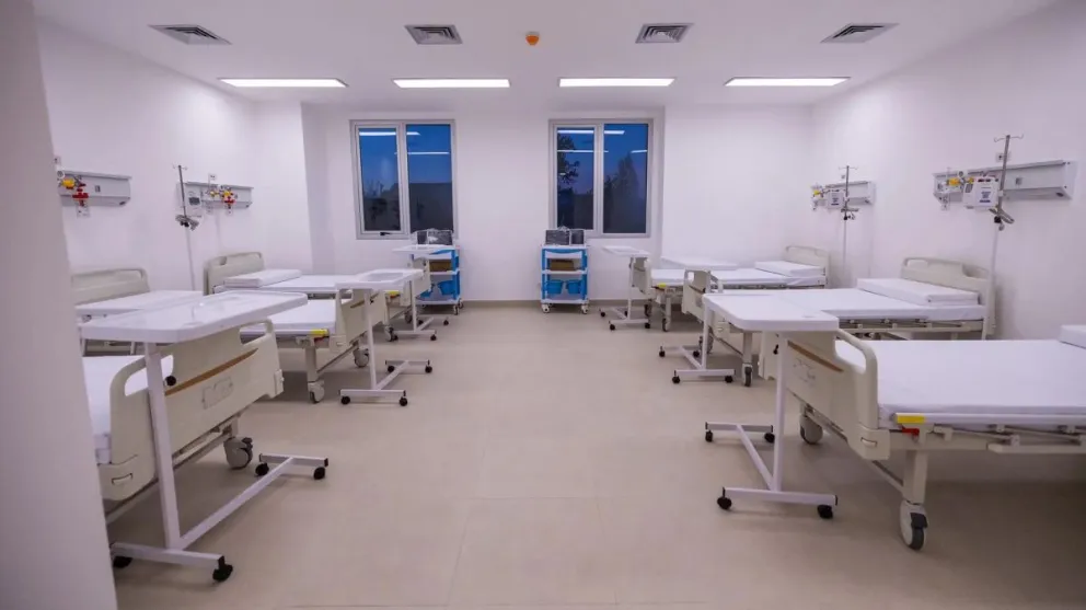 Una de las nuevas salas del hospital de Bariloche