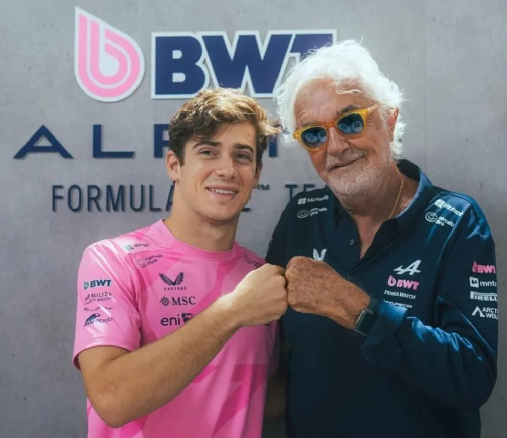 Colapinto sigue contando con el respaldo de Briatore en Alpine