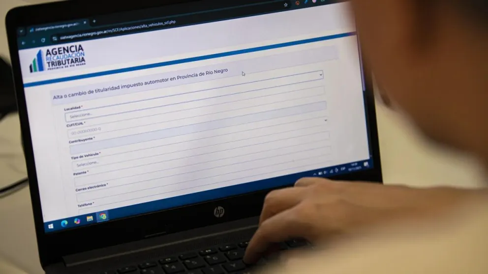 ART Río Negro presentó una nueva página web para altas y transferencias de vehículos