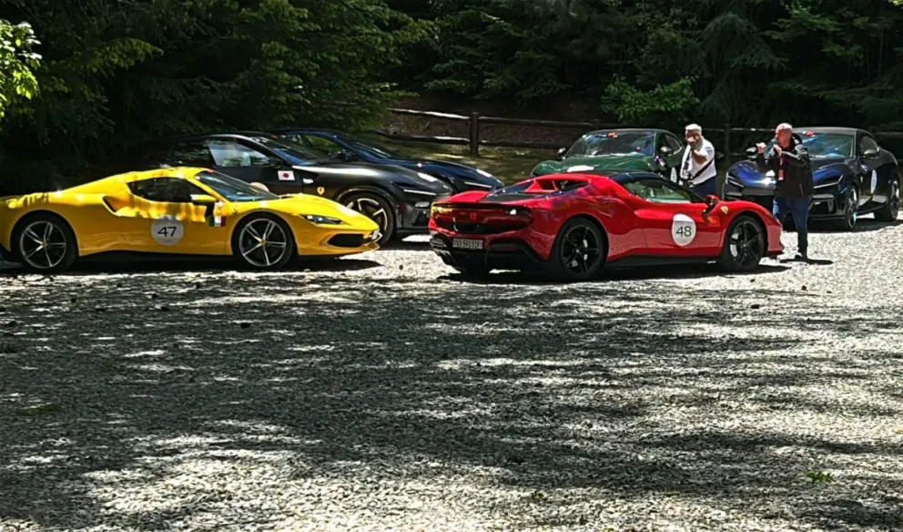 Las Ferraris ya andan por Bariloche: aquí en Cervecería Patagonia