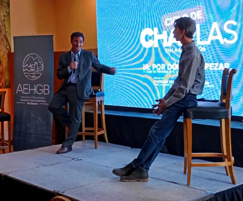 Martín Lago y Joaquín Escardó