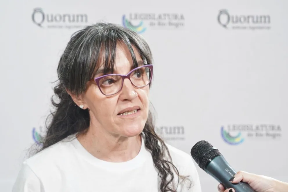 Legisladora Maricel Cévoli. Crédito: Legislatura de Río Negro.