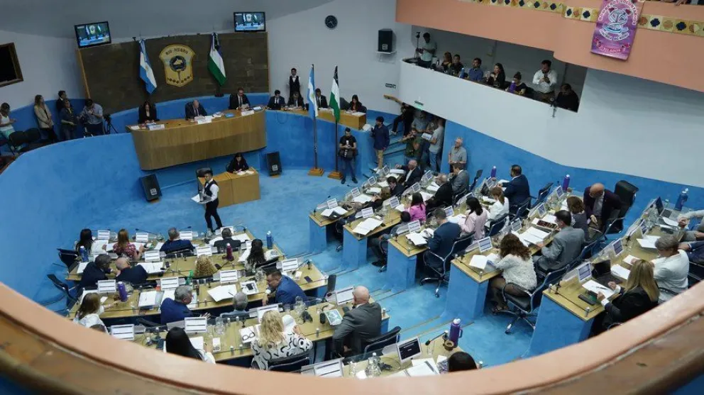 La Legislatura en la sesión de ayer