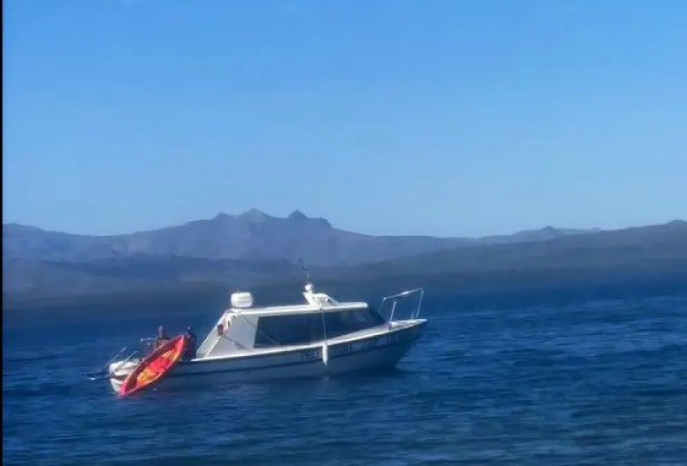 Imágenes del rescate: Daniel Catrilef, Barilonoticias