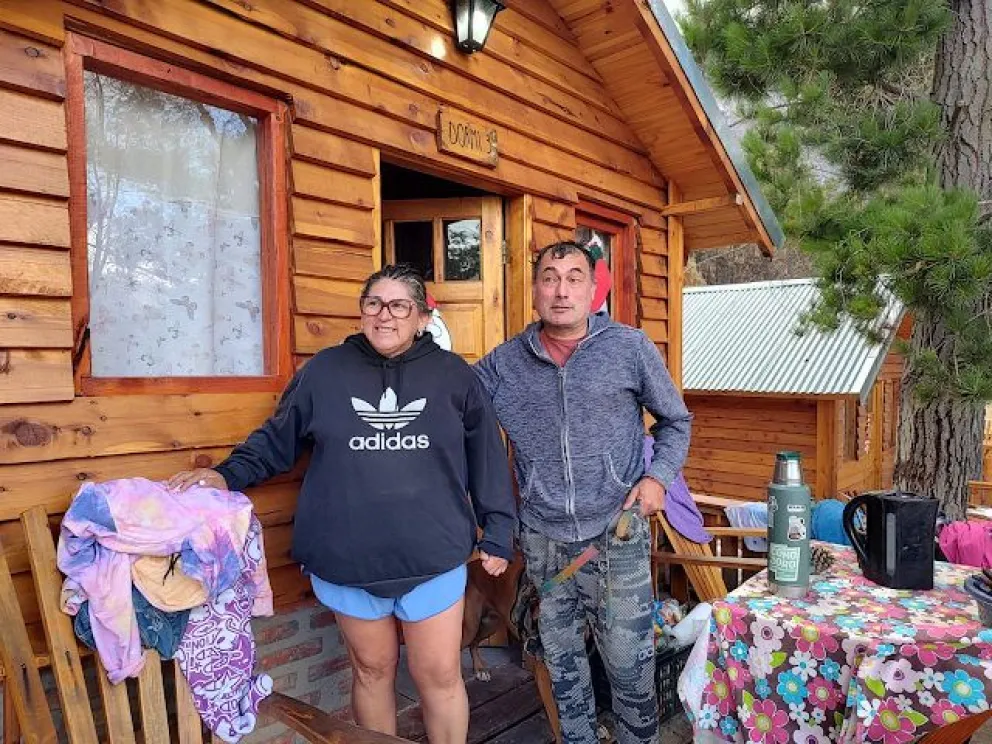 La pareja de comodorenses que volvió feliz a Puerto Patriada