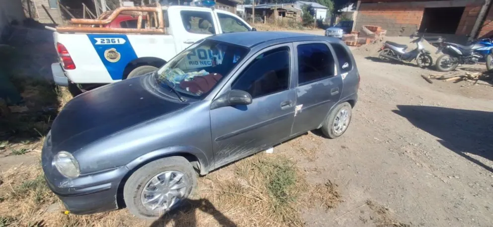 Vehículo secuestrado en uno de los operativoUno de los lugares allanados s