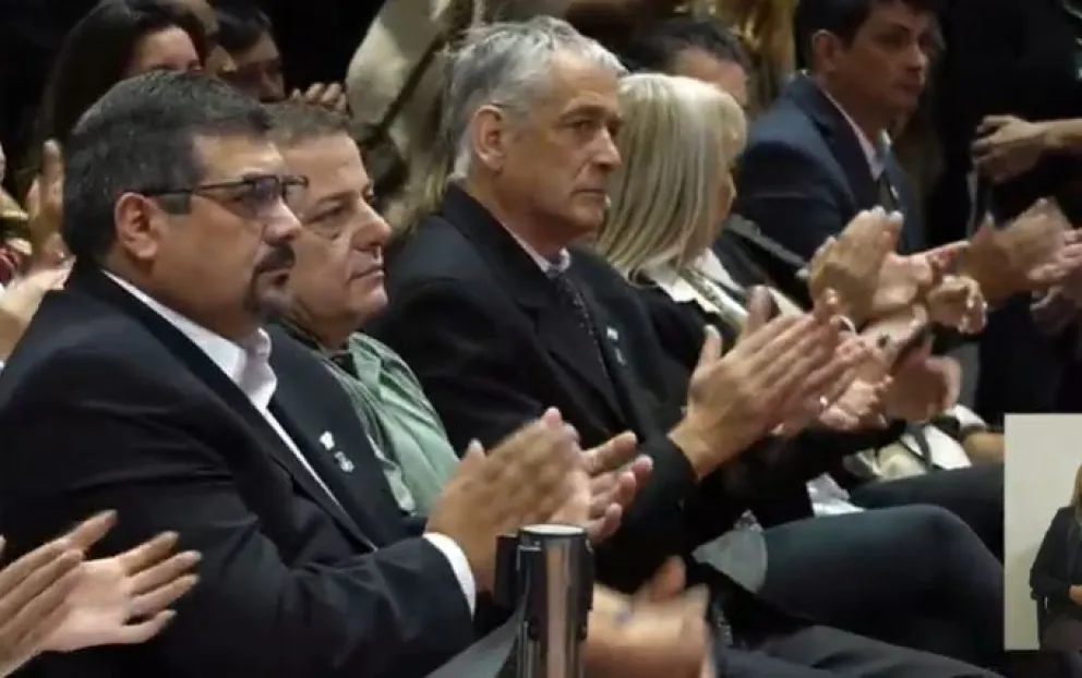 los concejales, en primera fila del acto