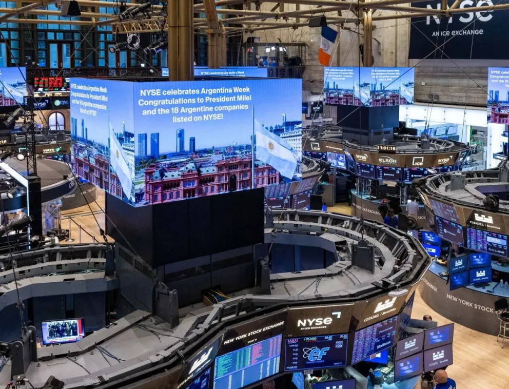 El NYSE de Wall Street recibe a la Argentina Week y pondera a Milei