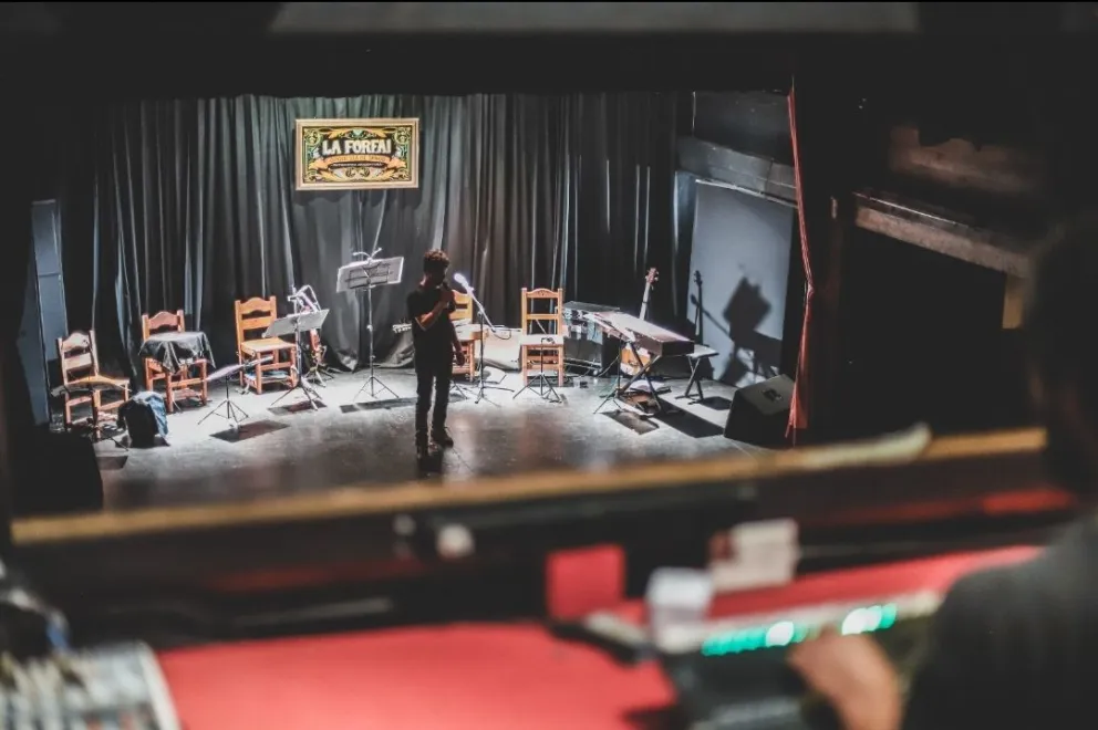 Teatro de la Usina Cultural del Cívico (Biblioteca Sarmiento). Crédito: Verónica Manzanares.