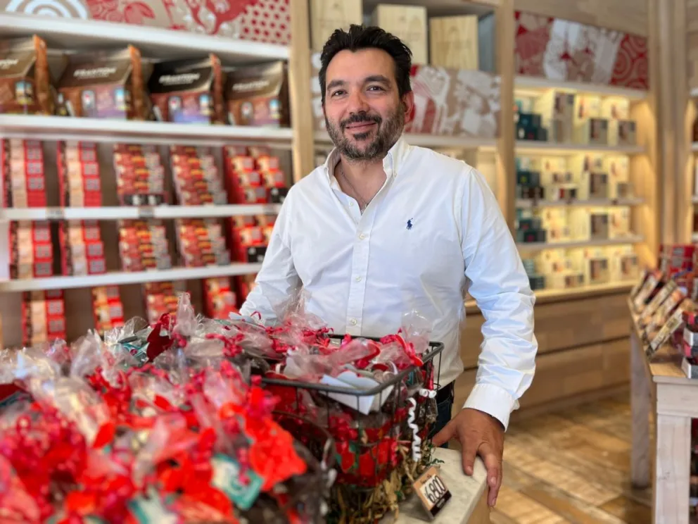 Gabriel Di Tullio, creador y dueño de la Chocolatería Frantom