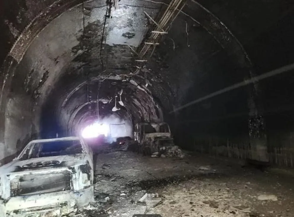 Recordado incendio en un túnel de Wyoming