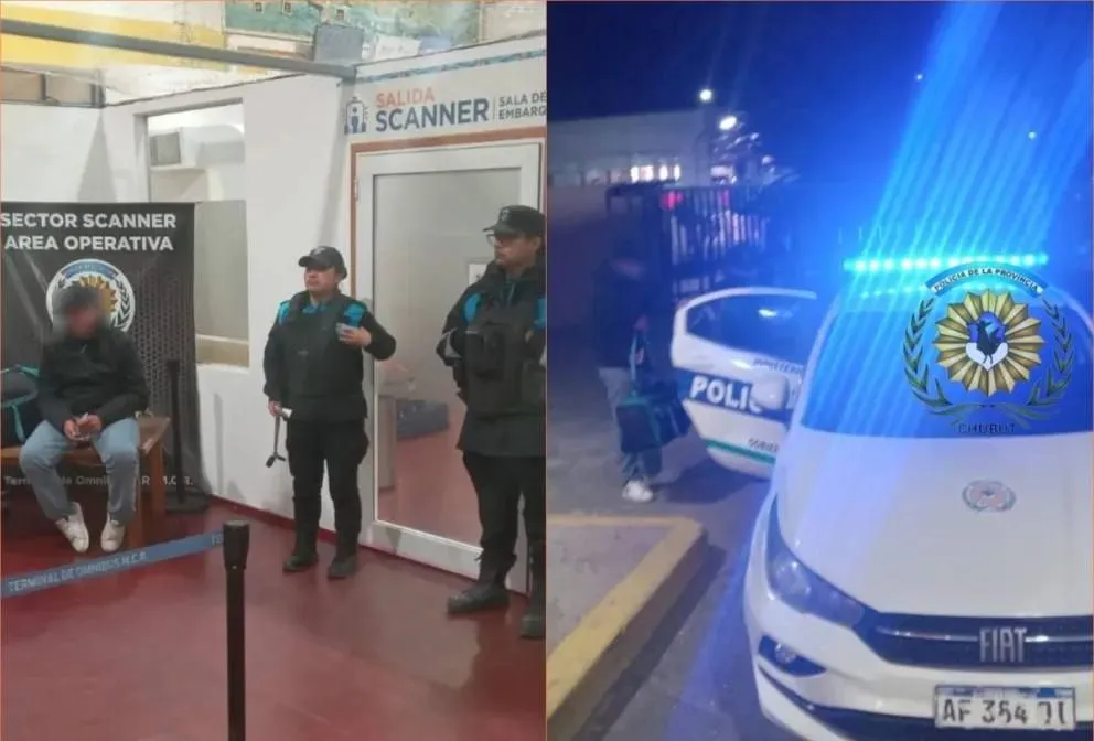 Barilochense con pedido de captura fue detenido en Chubut (foto Crónica de Comodoro Rivadavia)