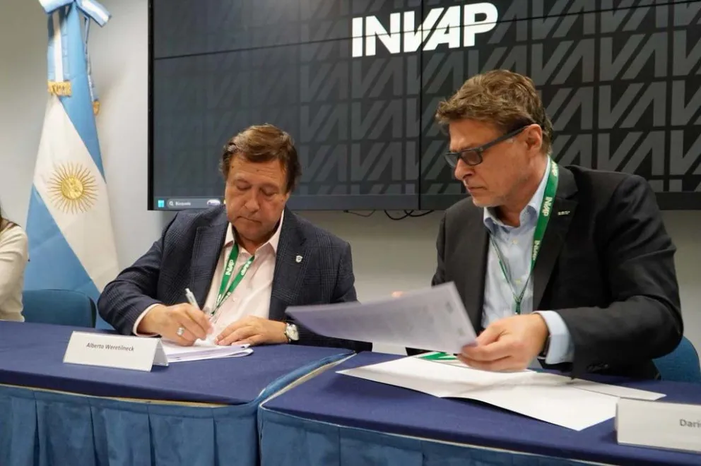 Weretilneck y Giussi firman el convenio