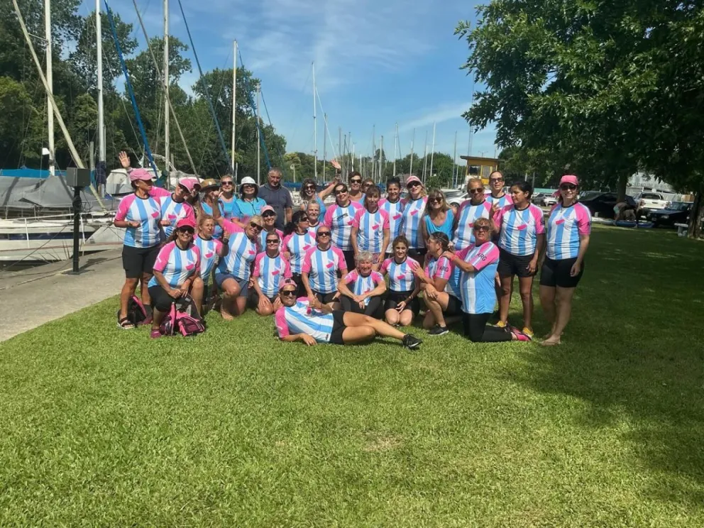 Remeras del bote dragón de Bariloche