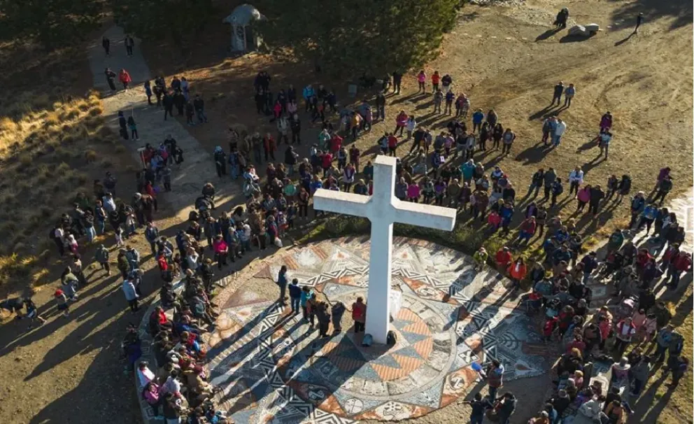 El Vía Christi, en Junín de los Andes, uno de los atractivos de fe más imponentes del país