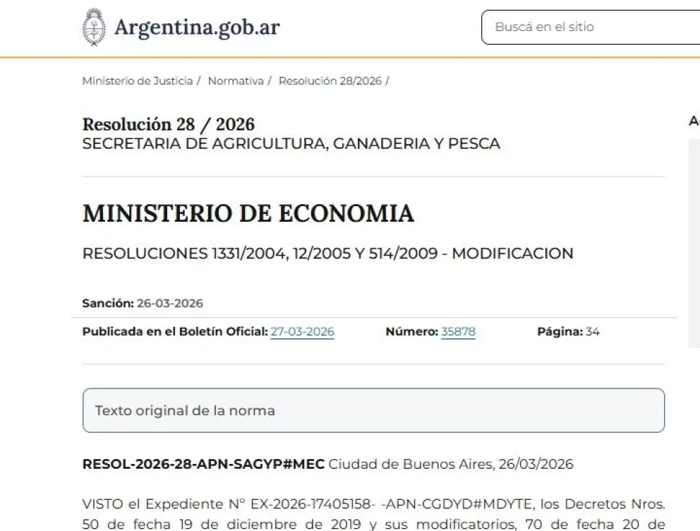 La Resolución 28/2026 que armó revuelo