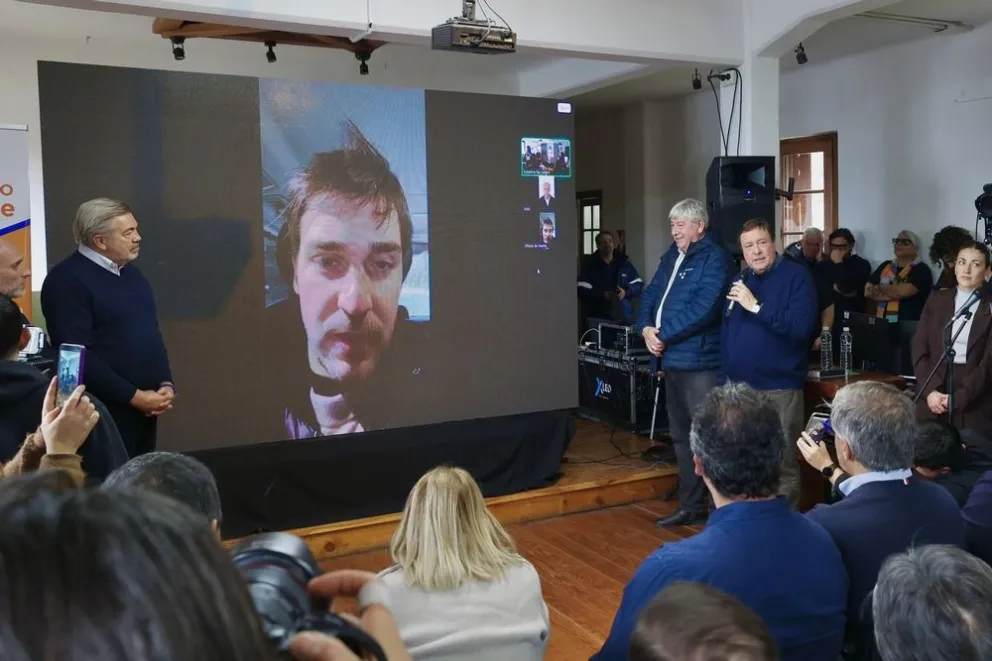 Cortés y Weretilneck dialogan con el gobernador de Chubut, Ignacio Torres