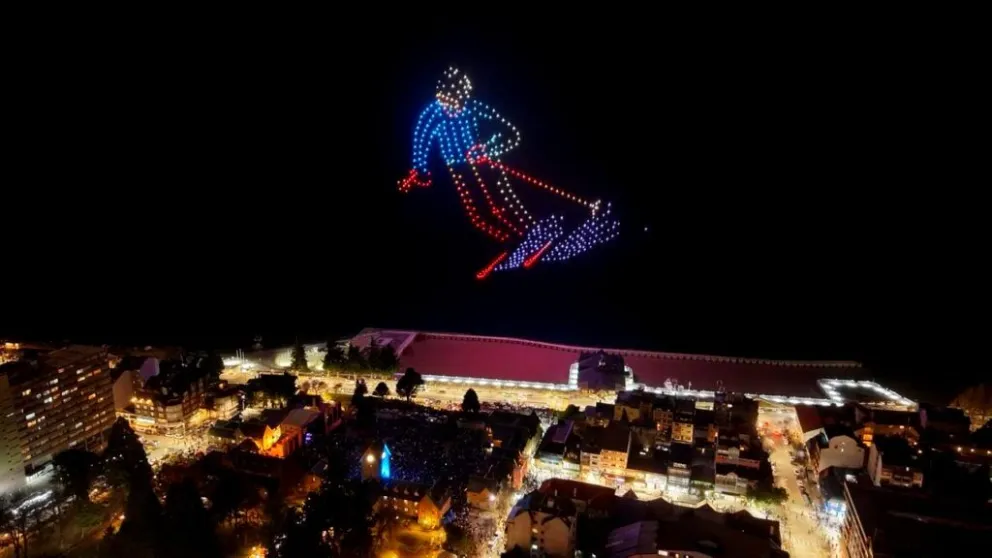 Las imagenes generadas con drones deslumbraron a todos