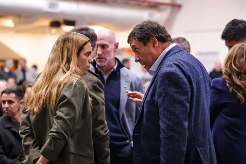 Weretilneck y la intendenta de General Roca, María Emilia Soria