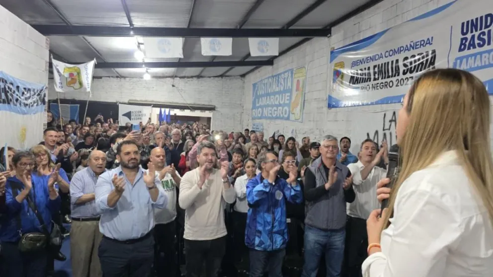 María Emilia Soria encabezó el acto por el Día de la Lealtad en Lamarque